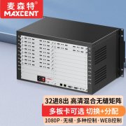 麦森特32进8出无缝矩阵MHP-3208WF